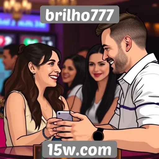 Interatividade com usuários no brilho777