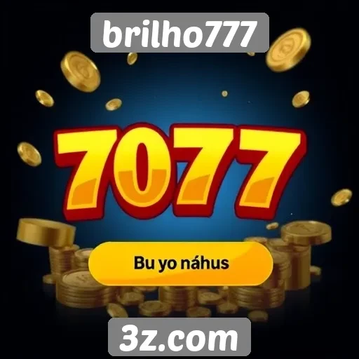 grande variedade de bônus disponíveis no brilho777